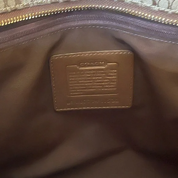 Coach soho khaki studded signature shoulder bag - Picture 9 of 12